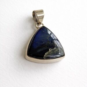 Sterling Silver Labradorite Pendant New